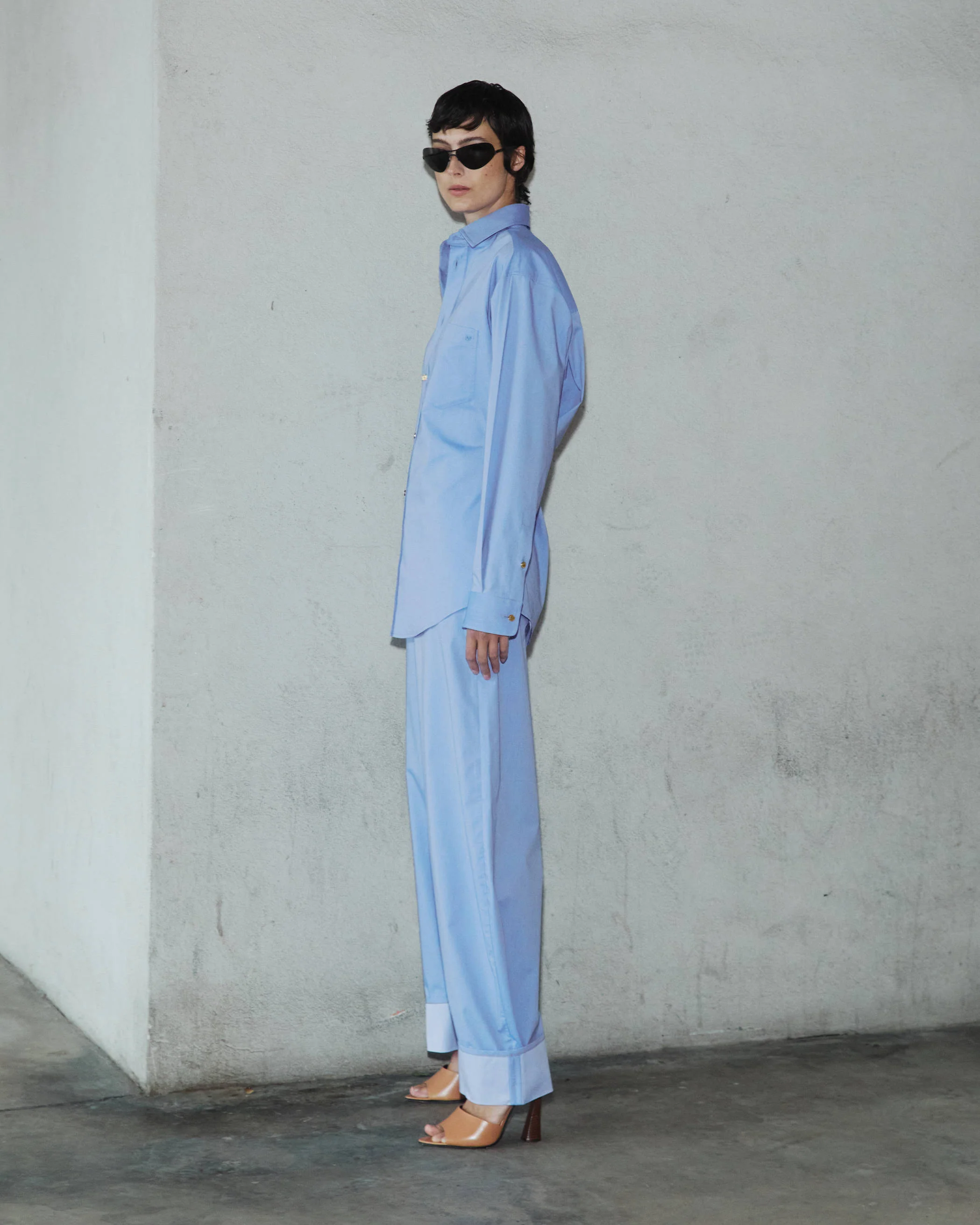 ANNE - POPELINE FITTED SHIRT - Image 2
