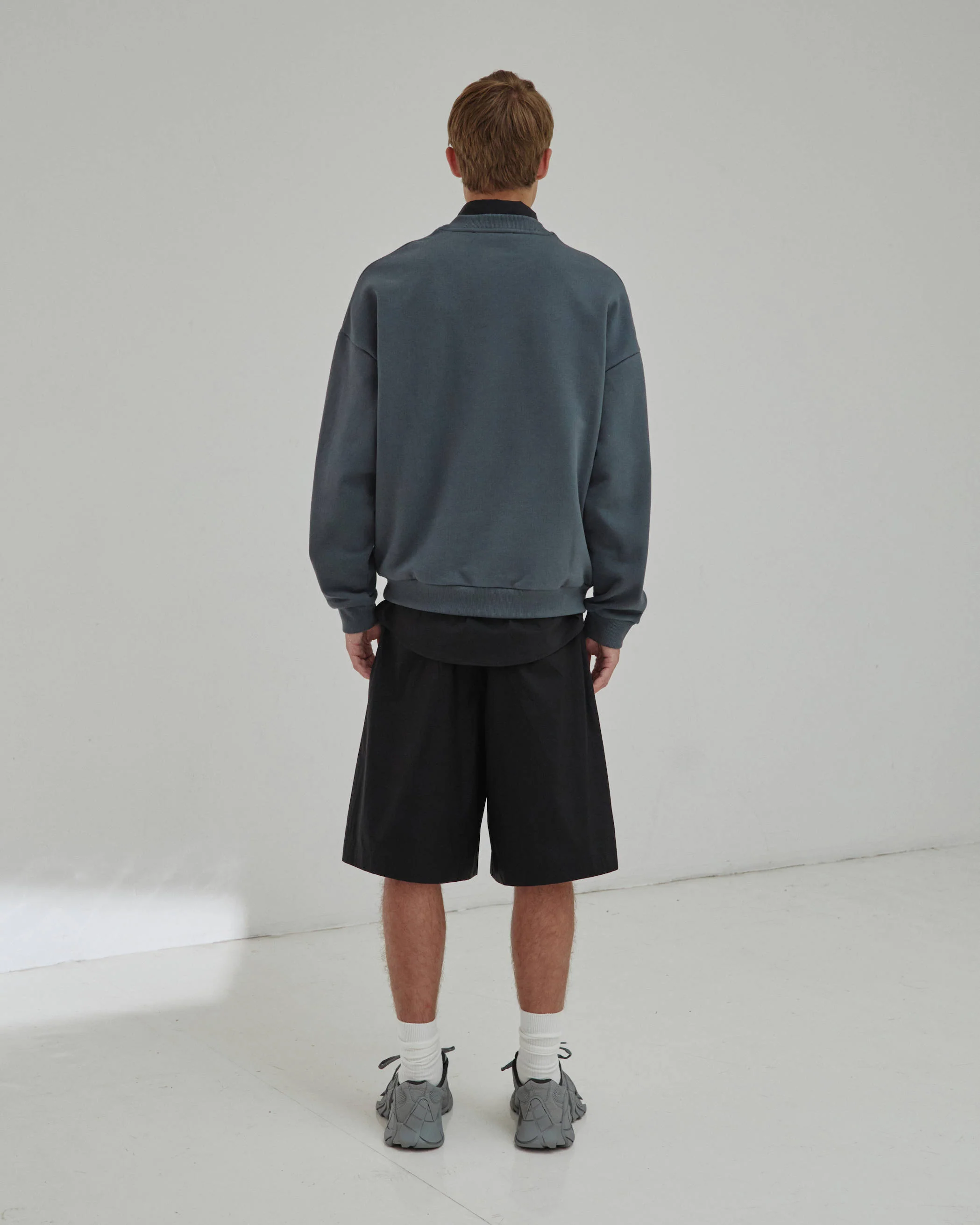BRAD -  LIGHT WEIGHT POPELINE JOGGER FIT SHORTS - Image 3