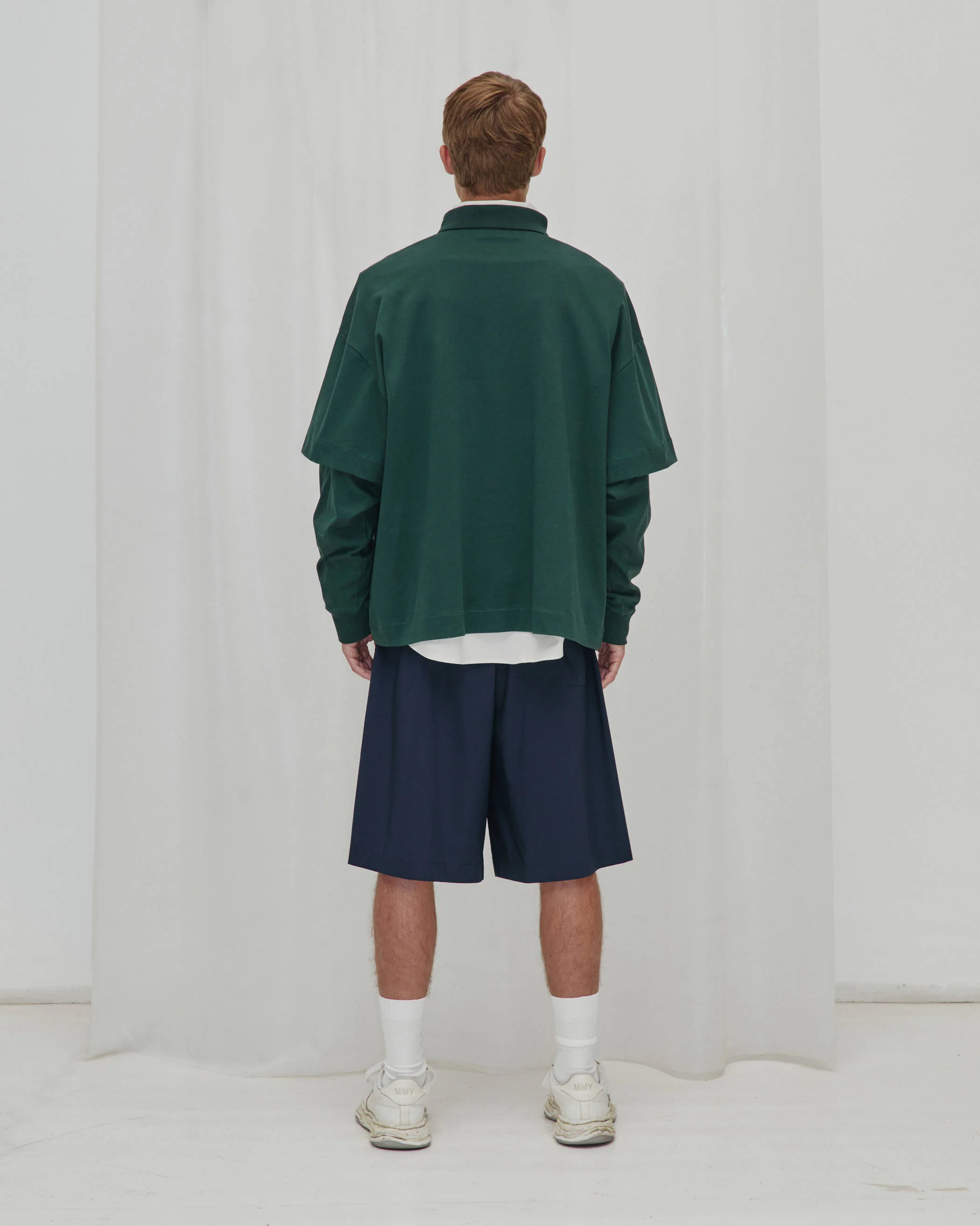 BRAD - LIGHT WEIGHT POPELINE JOGGER FIT SHORTS - Image 3