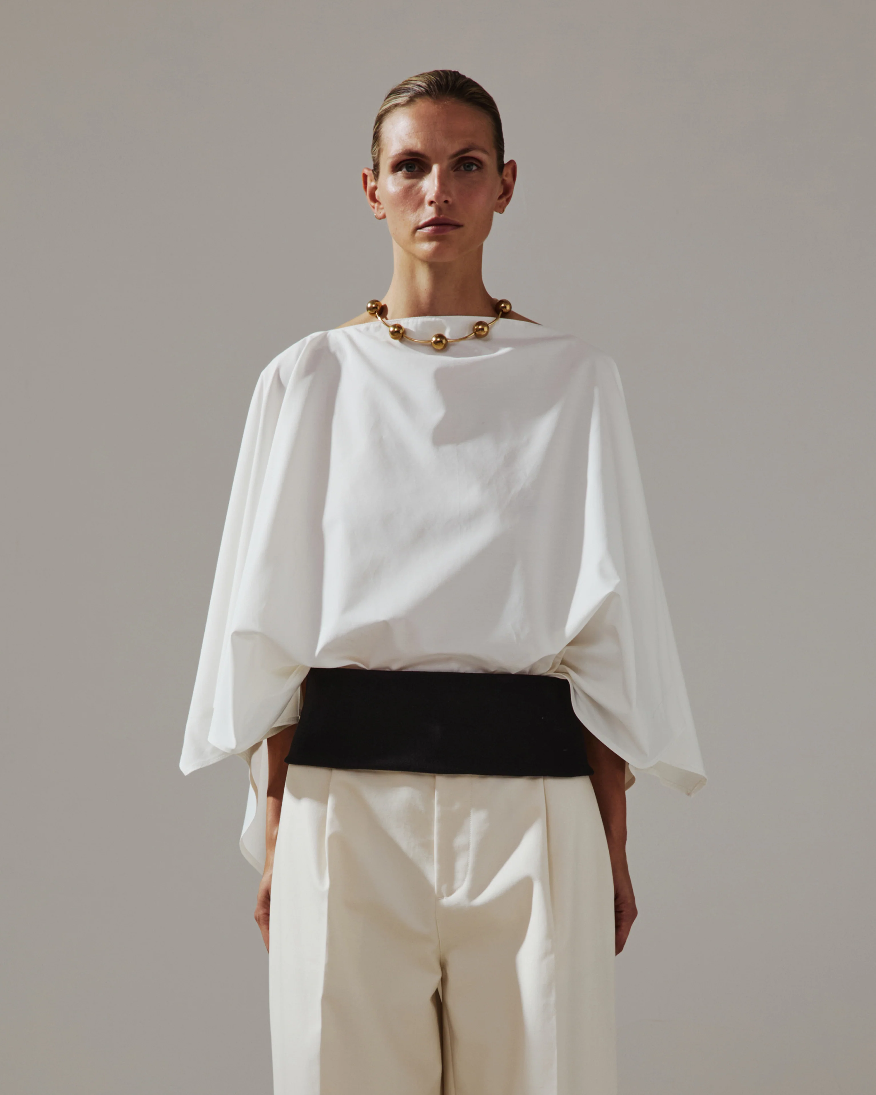 BRUNA - POPELINE BANDANA BLOUSE