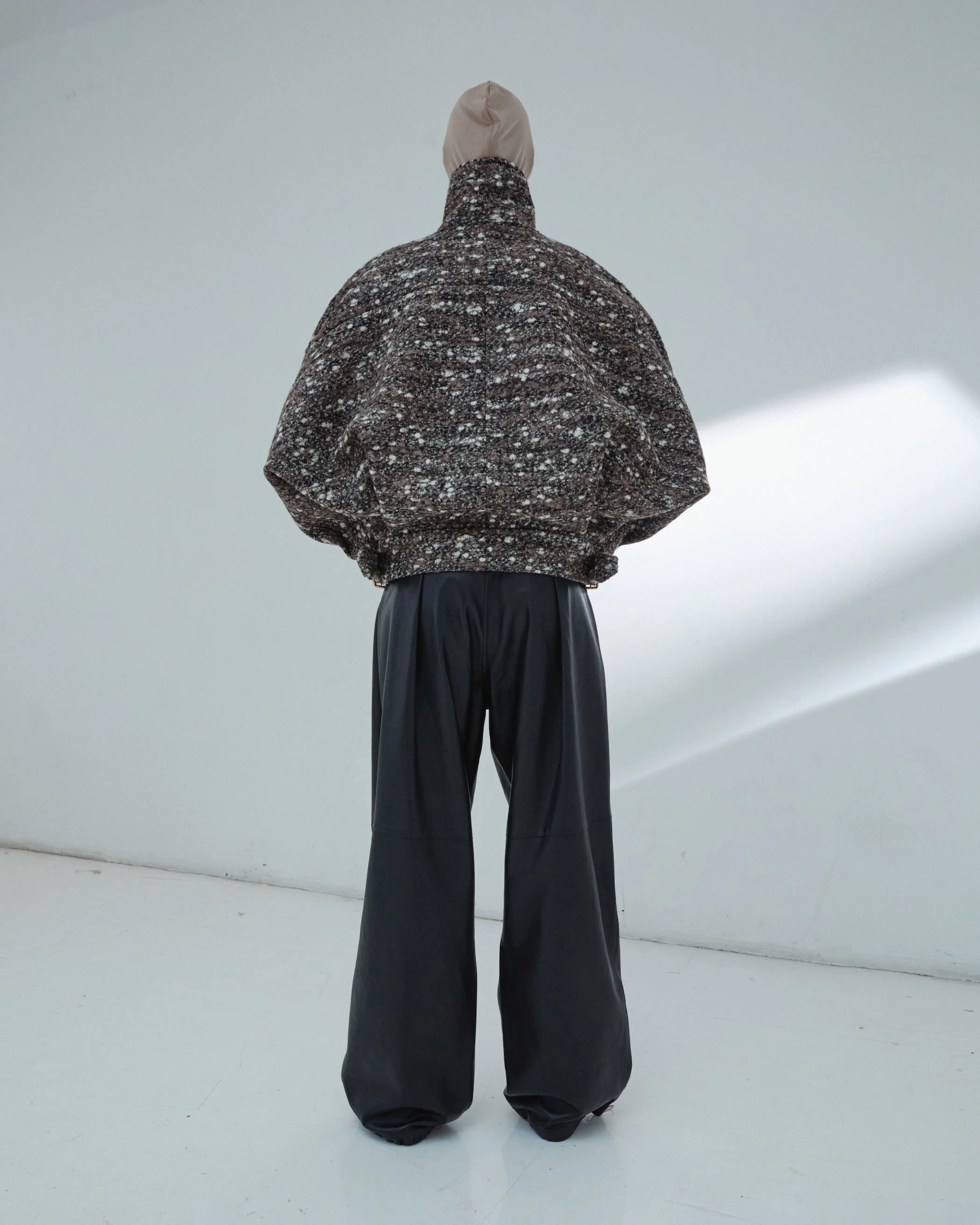 DAISY - PLONGE NAPPA LEATHER PANTS - Image 3