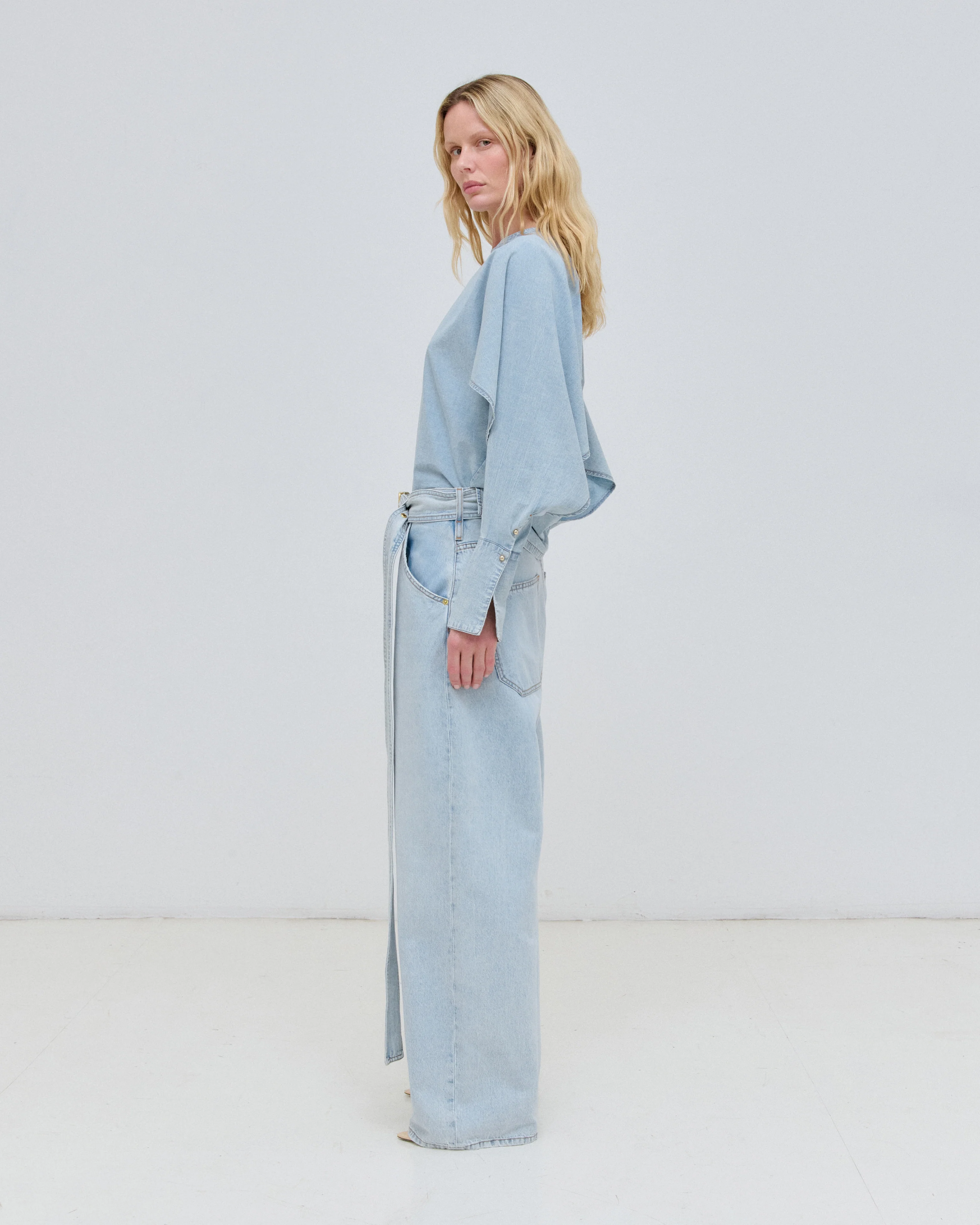 DALILA DENIM BELT - RELAXED DENIM - Image 3
