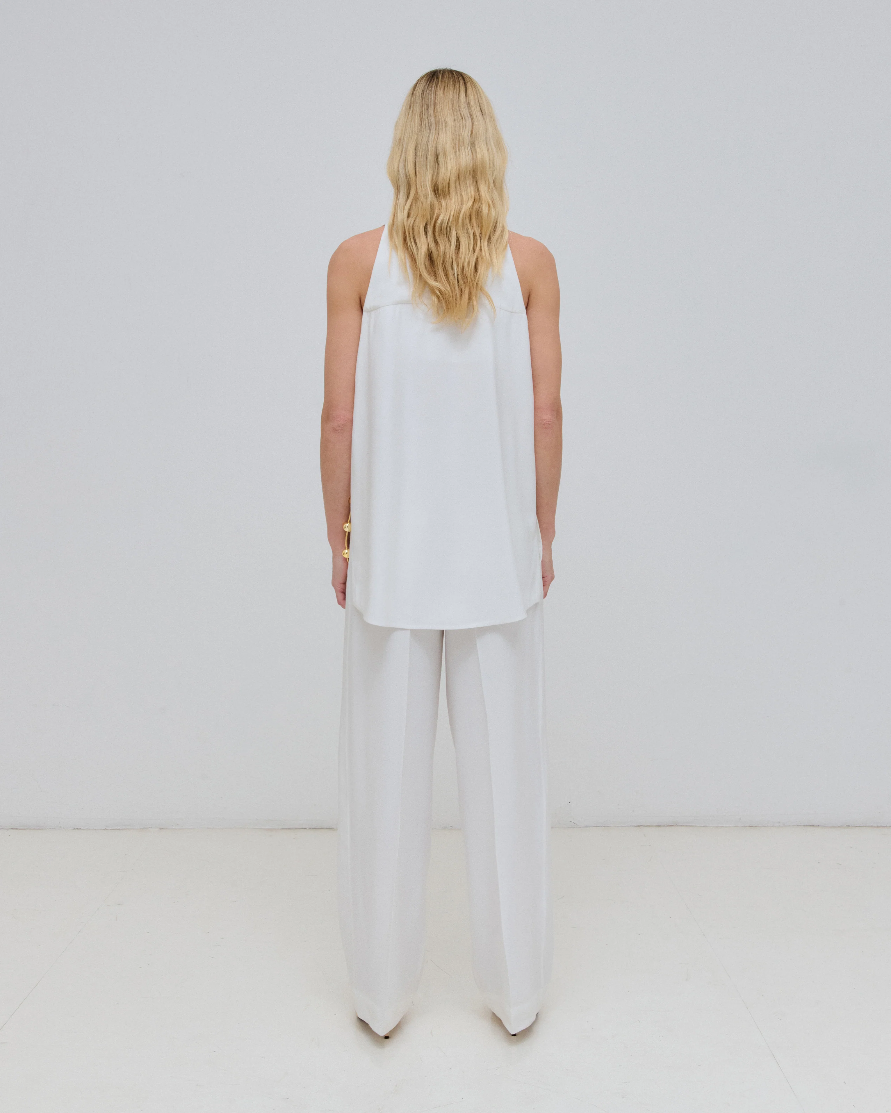 DANIELLE - CHAIN ADORNED WIDE-LEG TROUSERS - Image 3