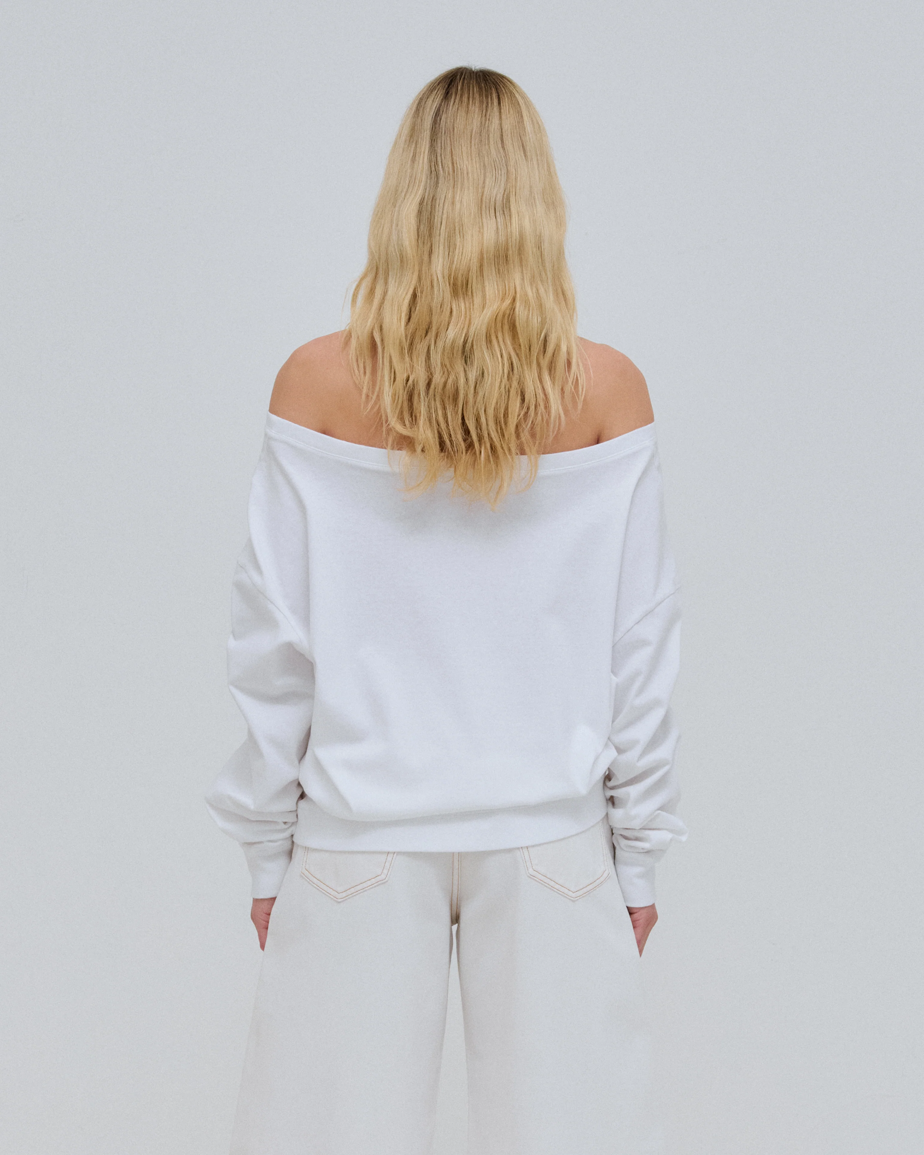 ERIN - NECKLACE OFF-SHOULDER TOP - Image 3