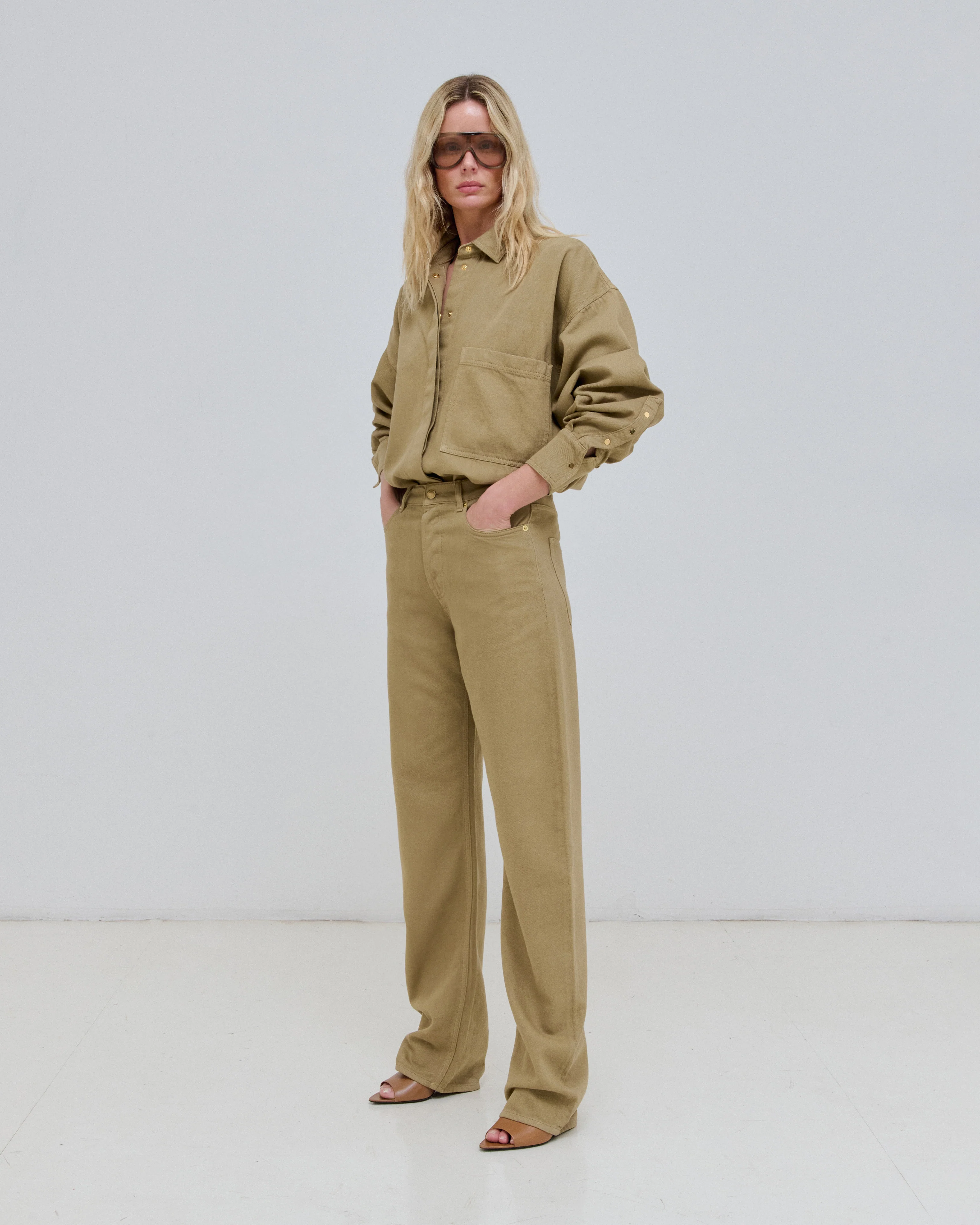 GALE - RELAXED FIT TENCEL DENIM - Image 3