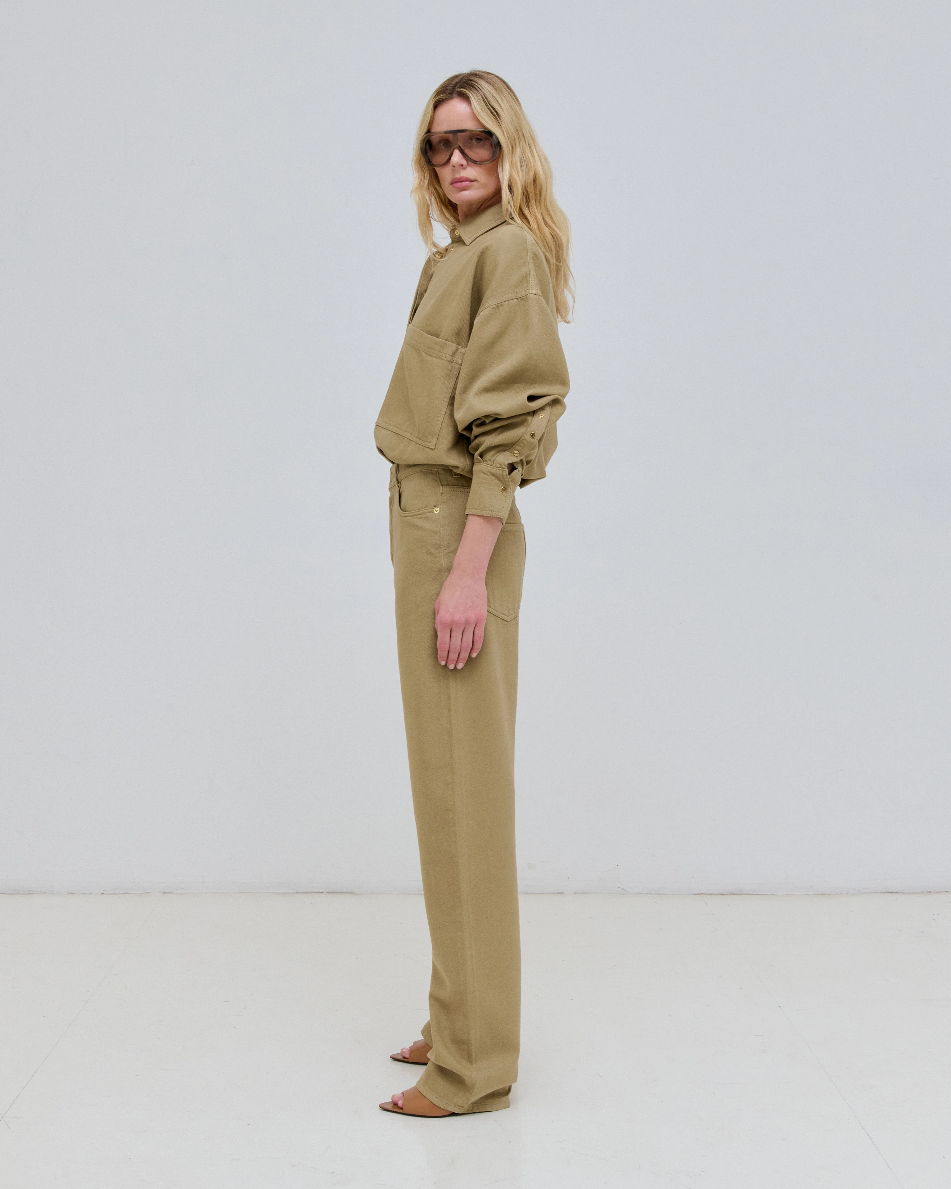 GALE - RELAXED FIT TENCEL DENIM - Image 4
