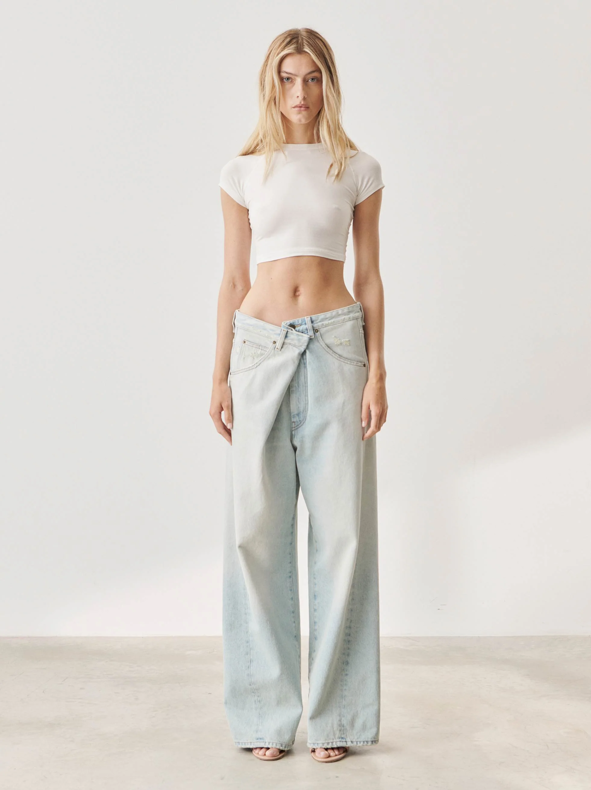 INES - FOLD OVER DENIM