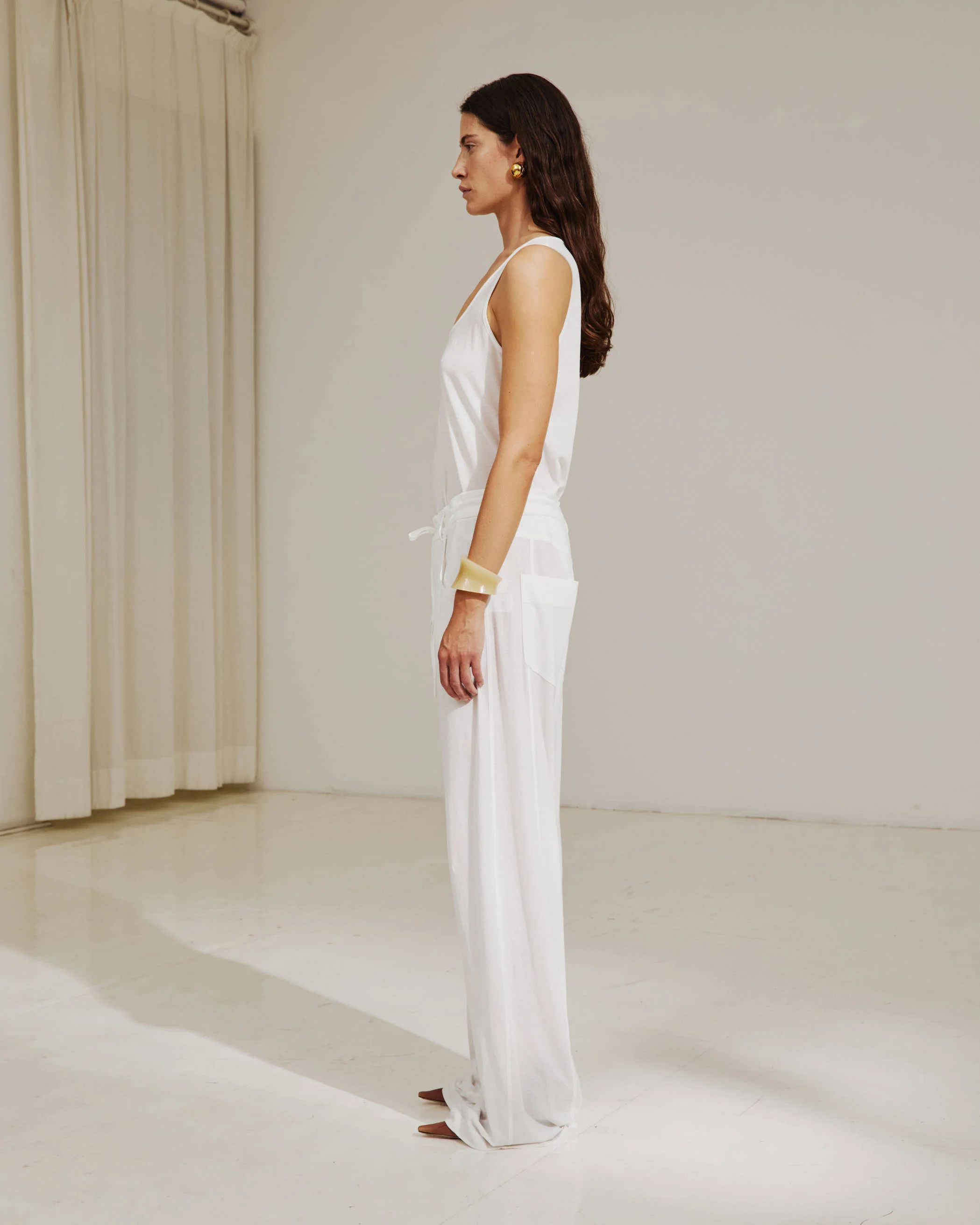 IRIS - JERSEY PAPER BAG PANTS - Image 3