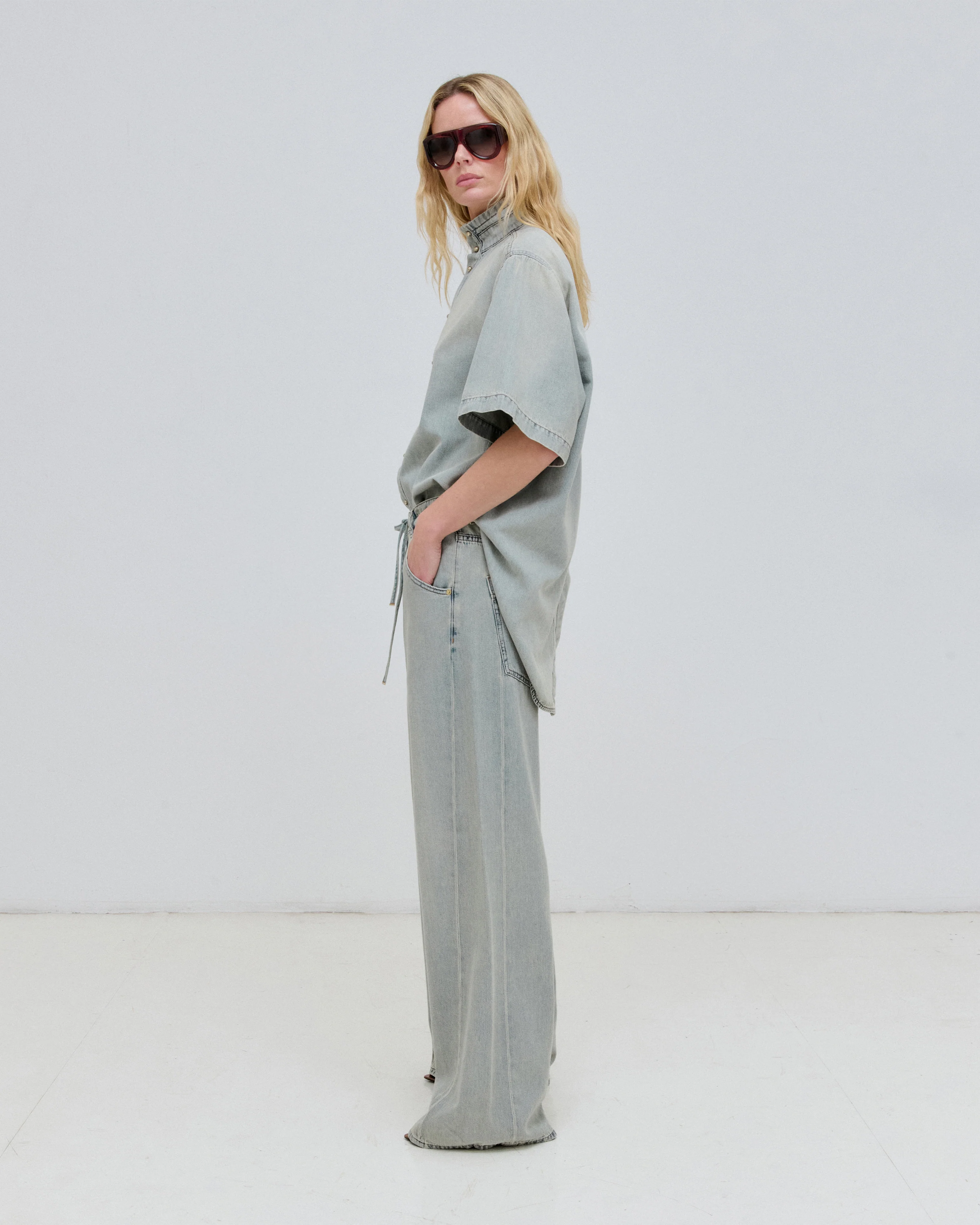 IRIS - PAPER BAG TENCEL DENIM - Image 3