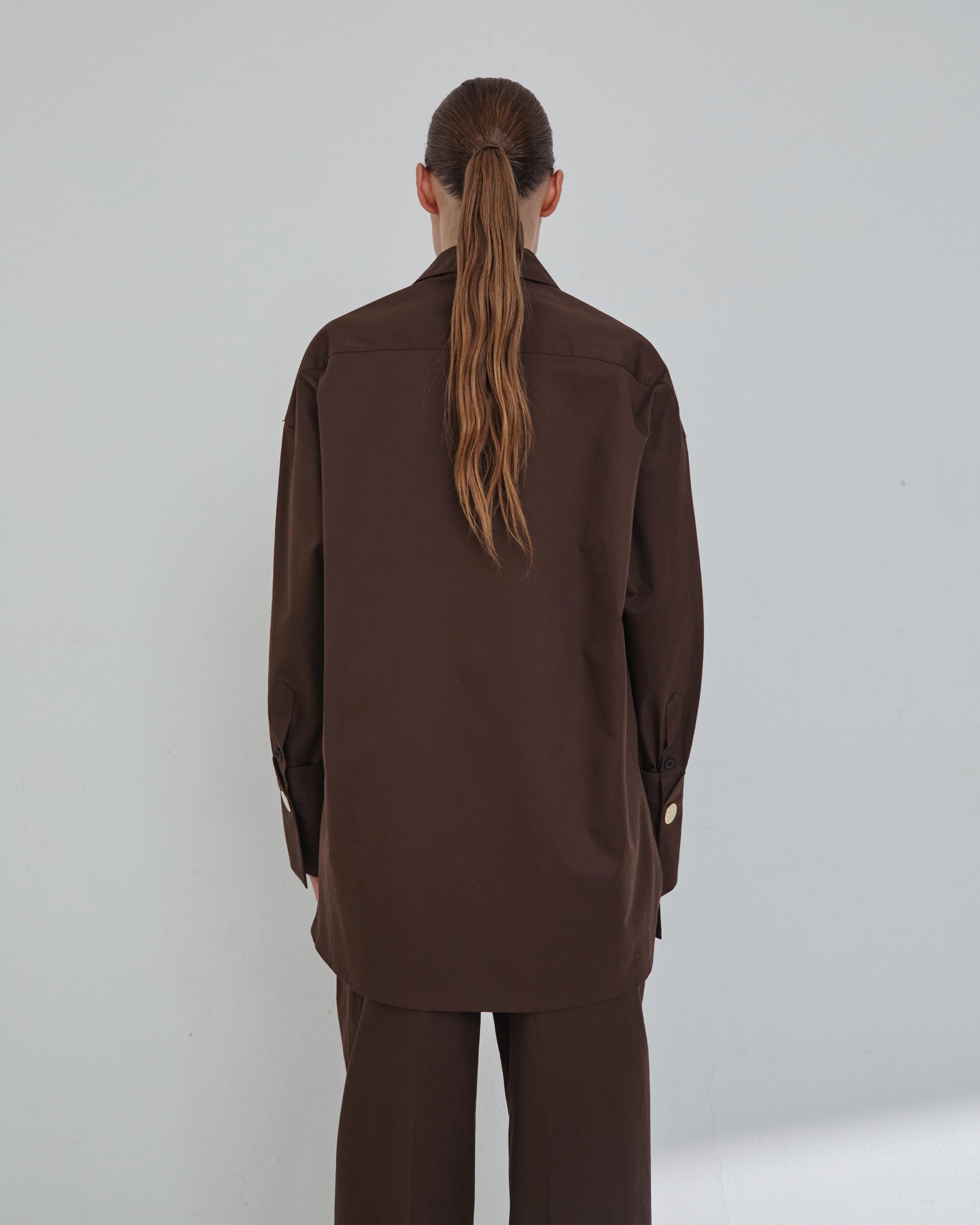 JODIE - POPELINE TUNIC STYLE SHIRT - Image 3