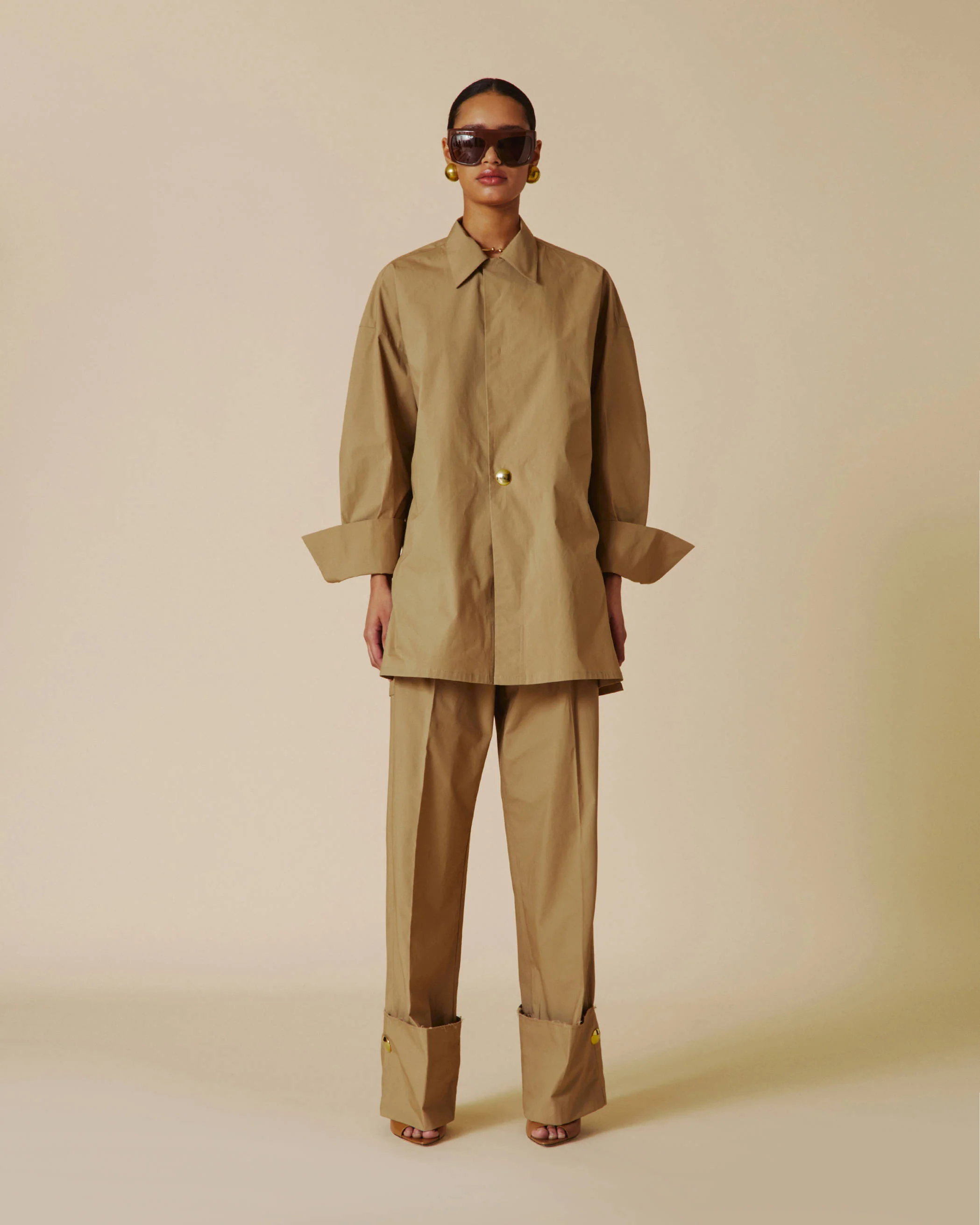 JODIE - POPELINE TUNIC STYLE SHIRT - Image 5