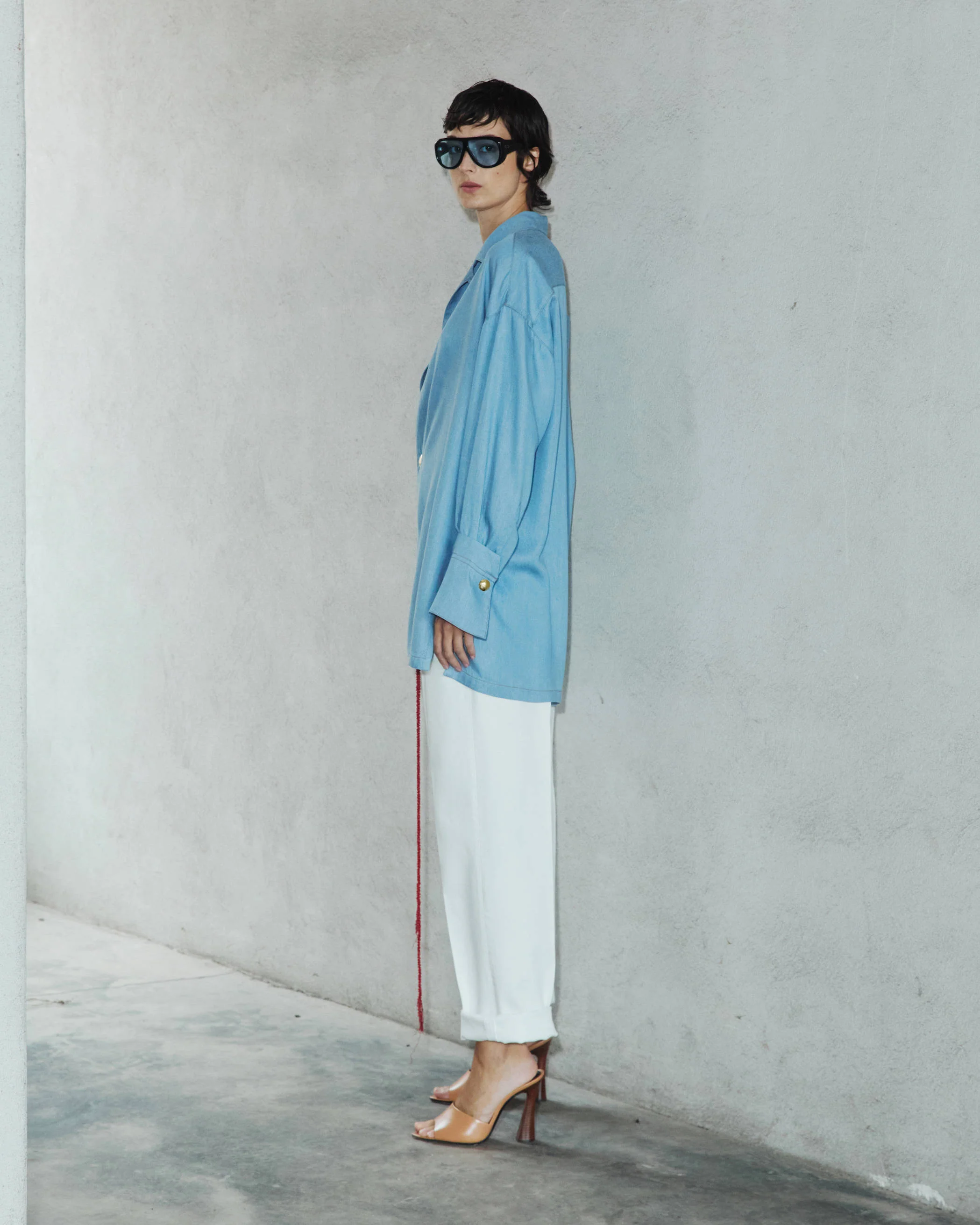 JODIE - TUNIC STYLE TENCEL SHIRT - Image 4