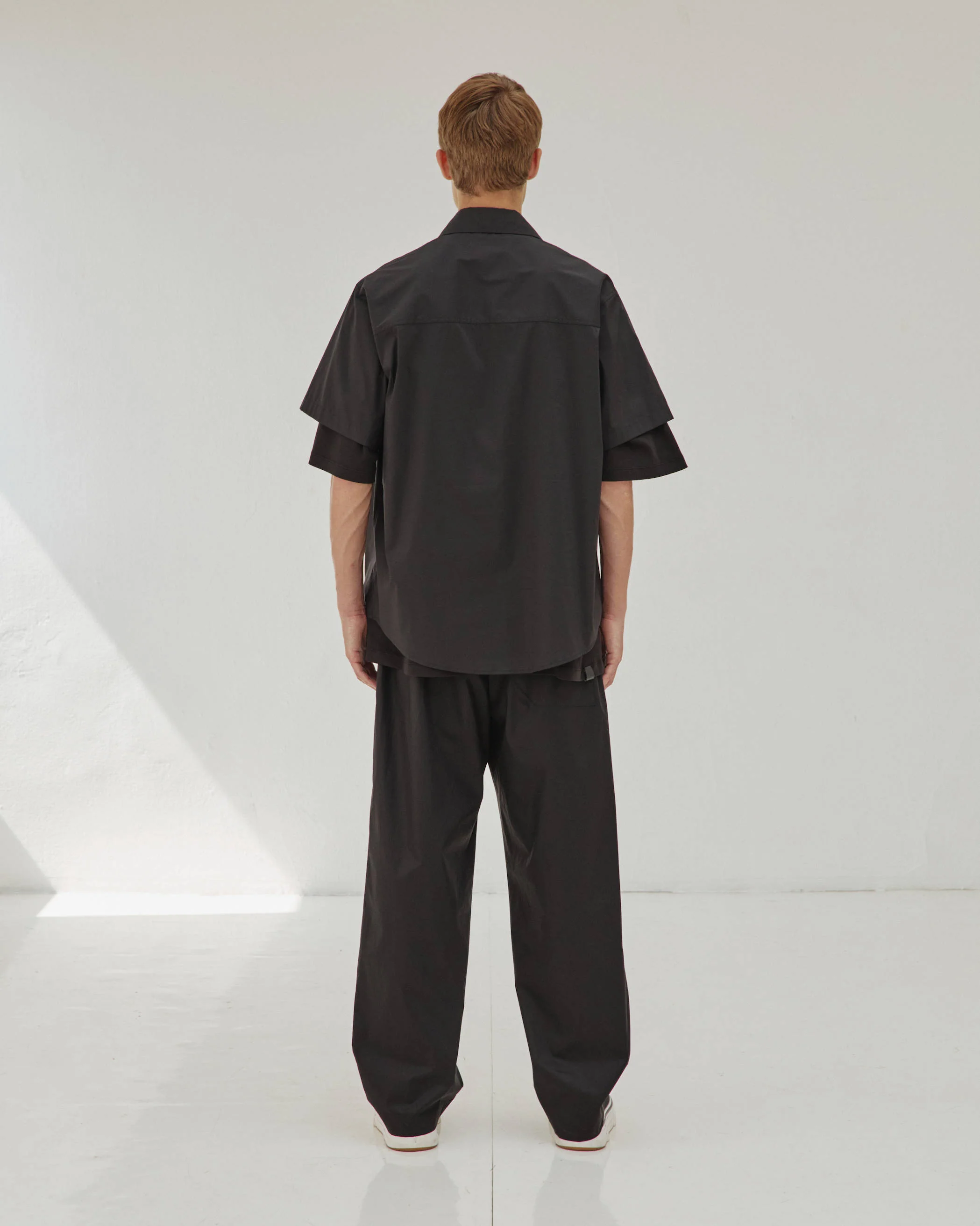 KARL - LIGHT WEIGHT POPELINE  SHORT SLEEVED SHIRT - Image 3