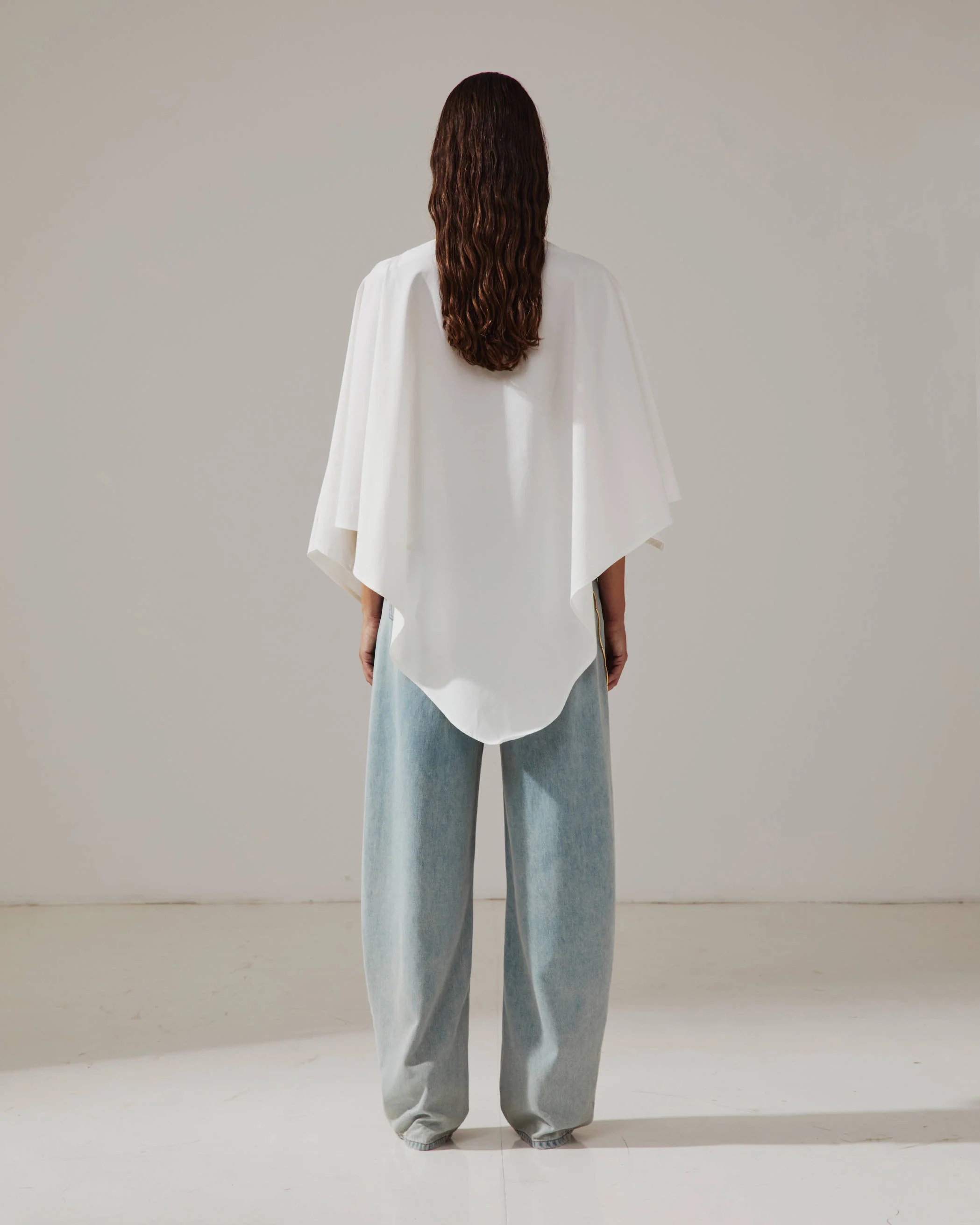 KHRIS - BARREL LEG TENCEL DENIM - Image 3