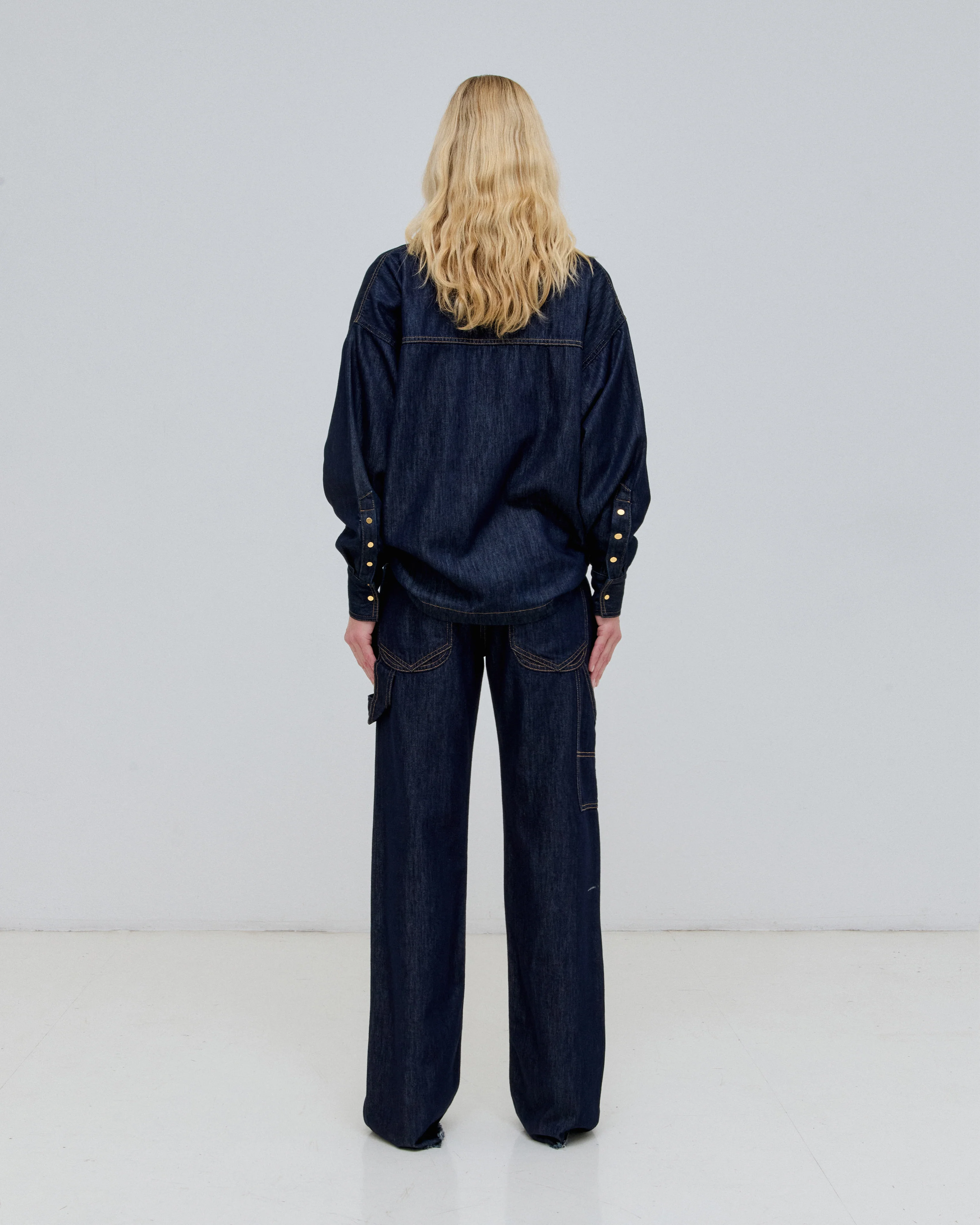 LARA - RELAXED FIT CARPENTER TENCEL DENIM - Image 4