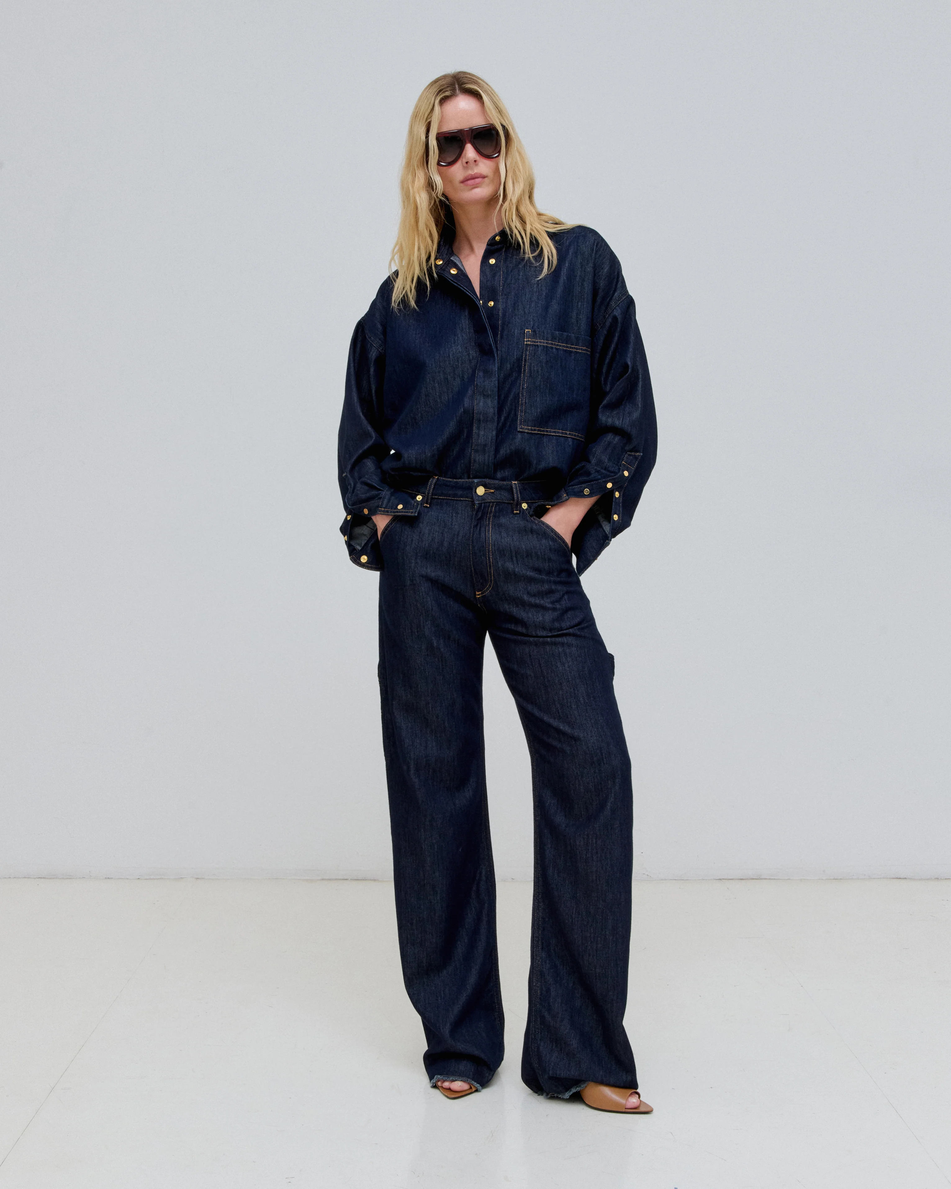 LARA - RELAXED FIT CARPENTER TENCEL DENIM - Image 5