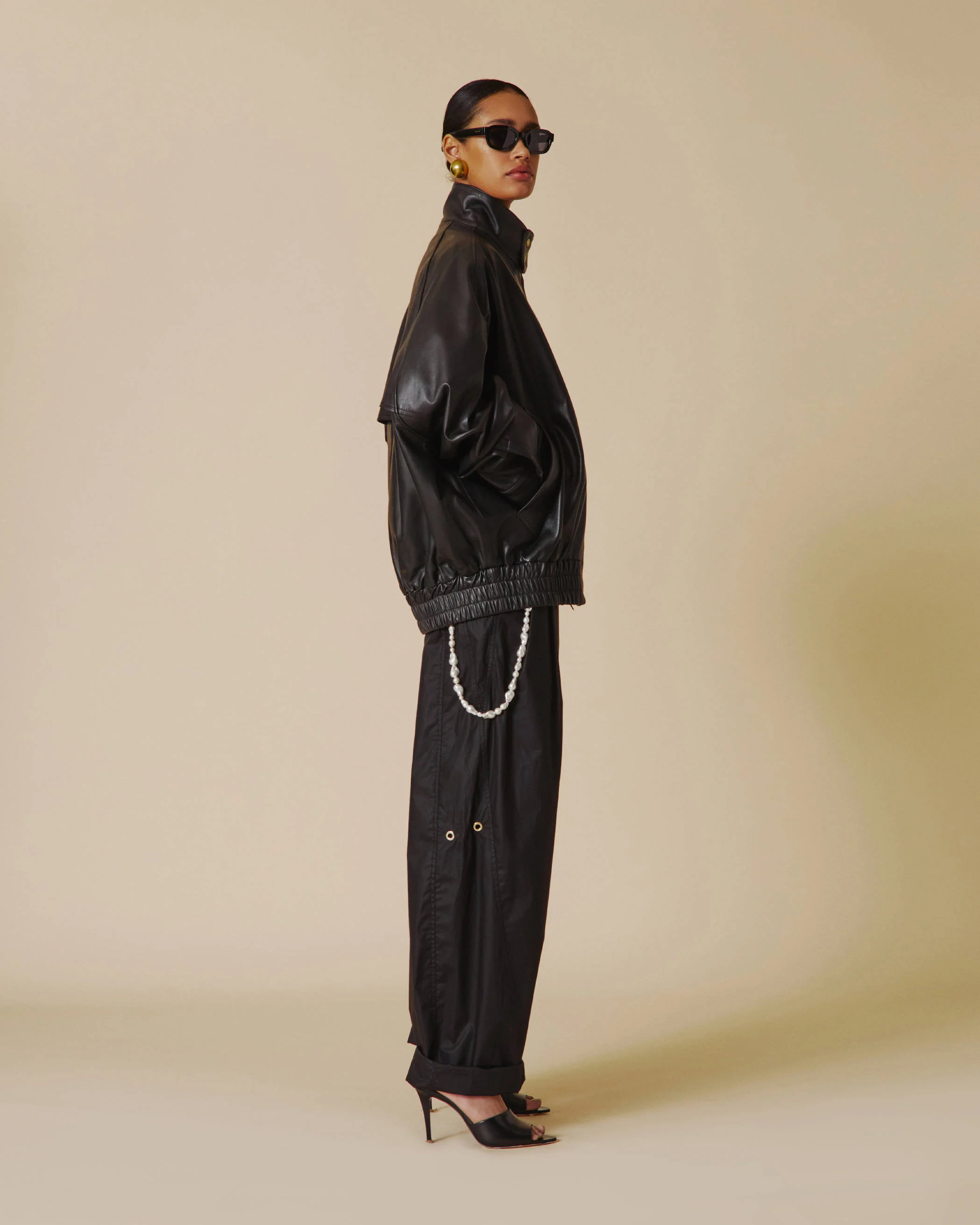 LEE - PLONGE NAPPA LEATHER BOMBER JACKET - Image 2