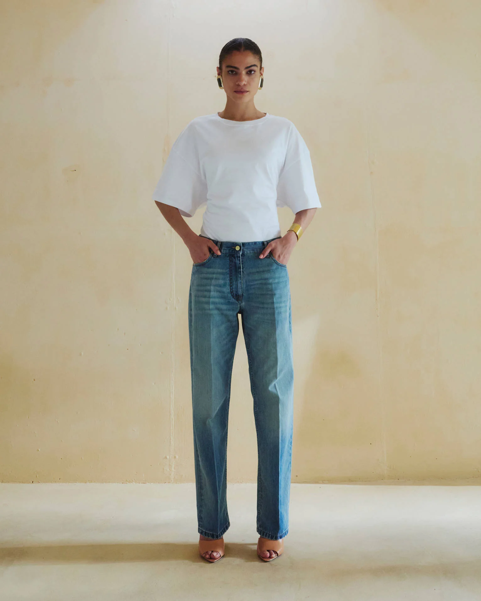 NAOMI - NYLON INFUSED BOYFRIEND STRAIGHT LEG DENIM