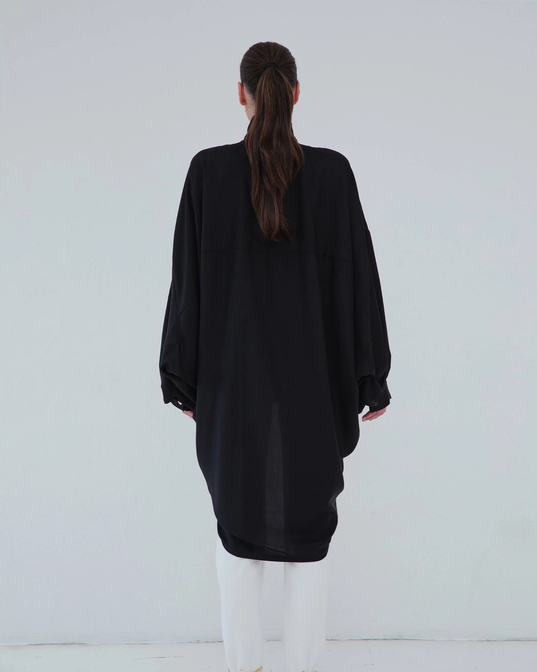 NORMA - DRAPED SLEEVES BOMBER JACKET - Image 3