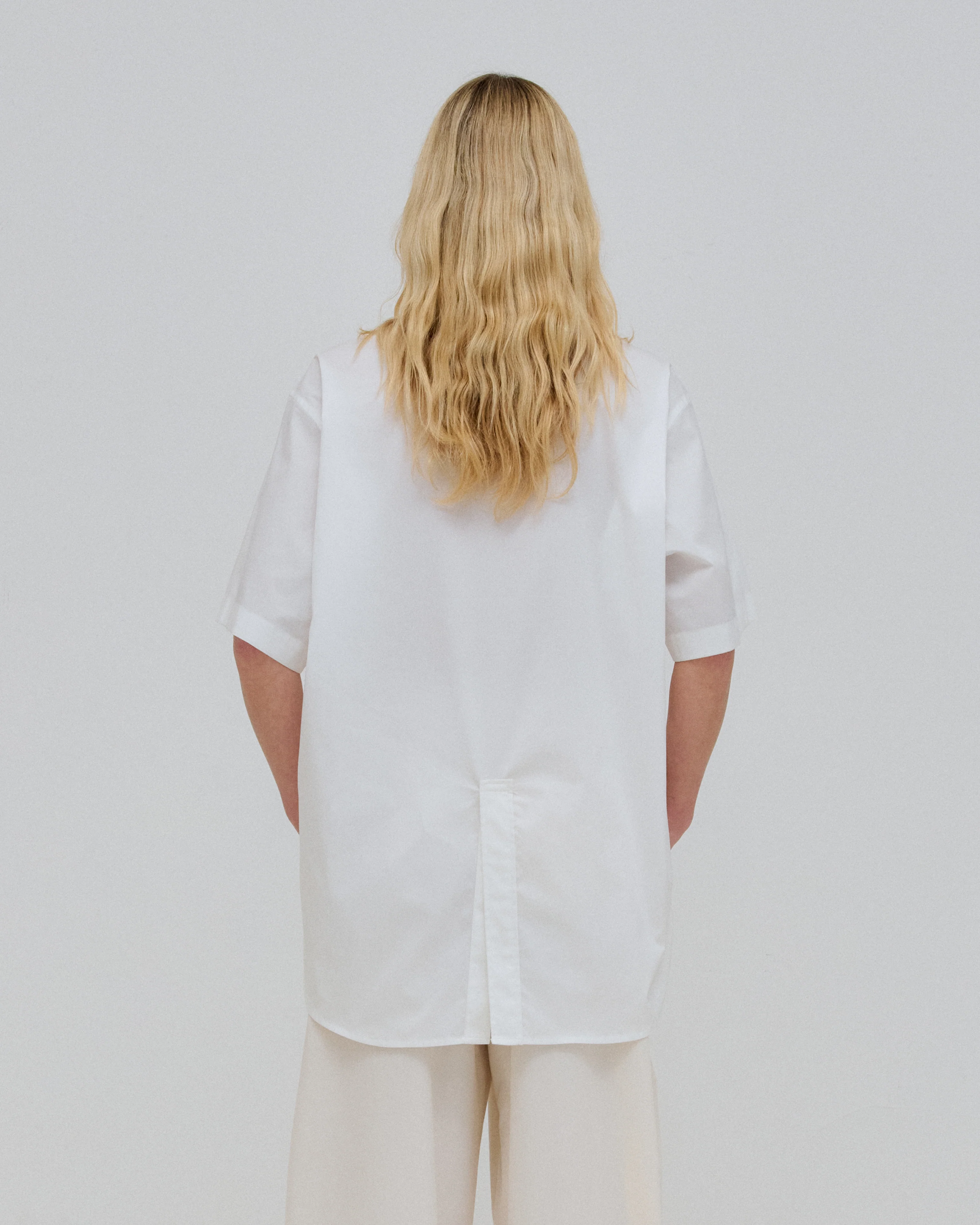 ROBERTA - LIGHT POPELINE COLLAR SHIRT - Image 3