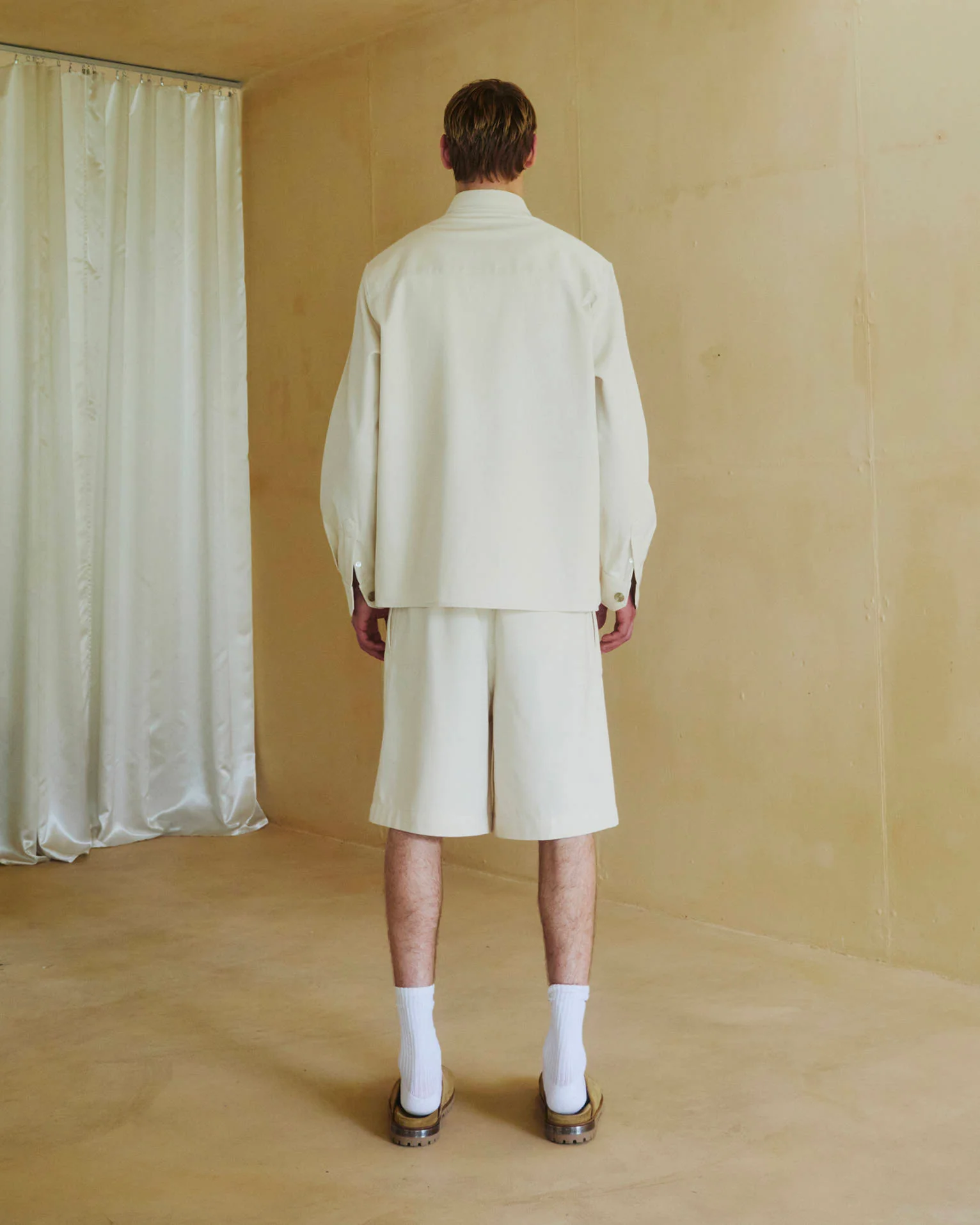 SERGE - JAPANESE CANVAS LONG SLEEVED SHIRT - Image 3
