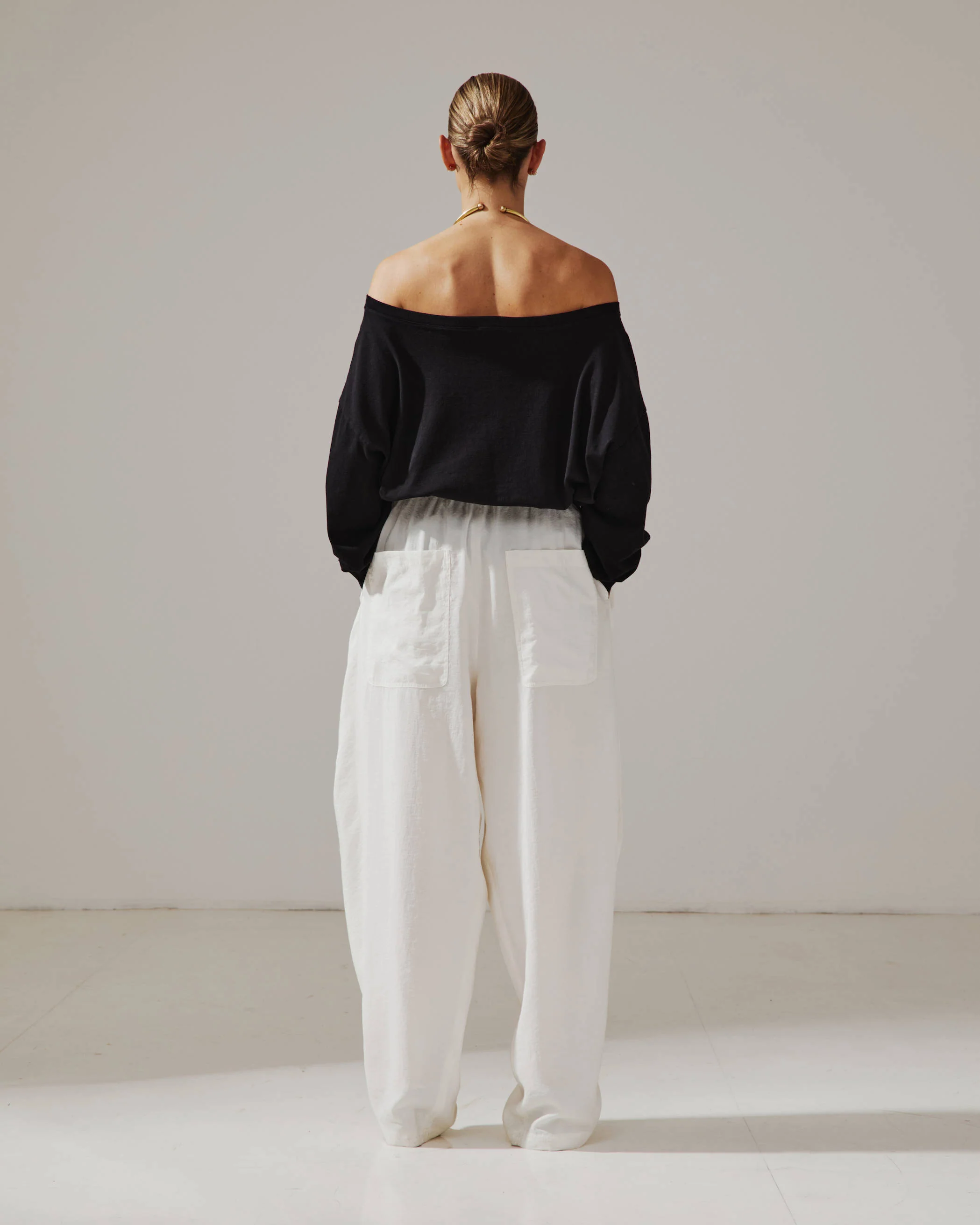 SIMONA - SILK BALLOON PANTS - Image 3