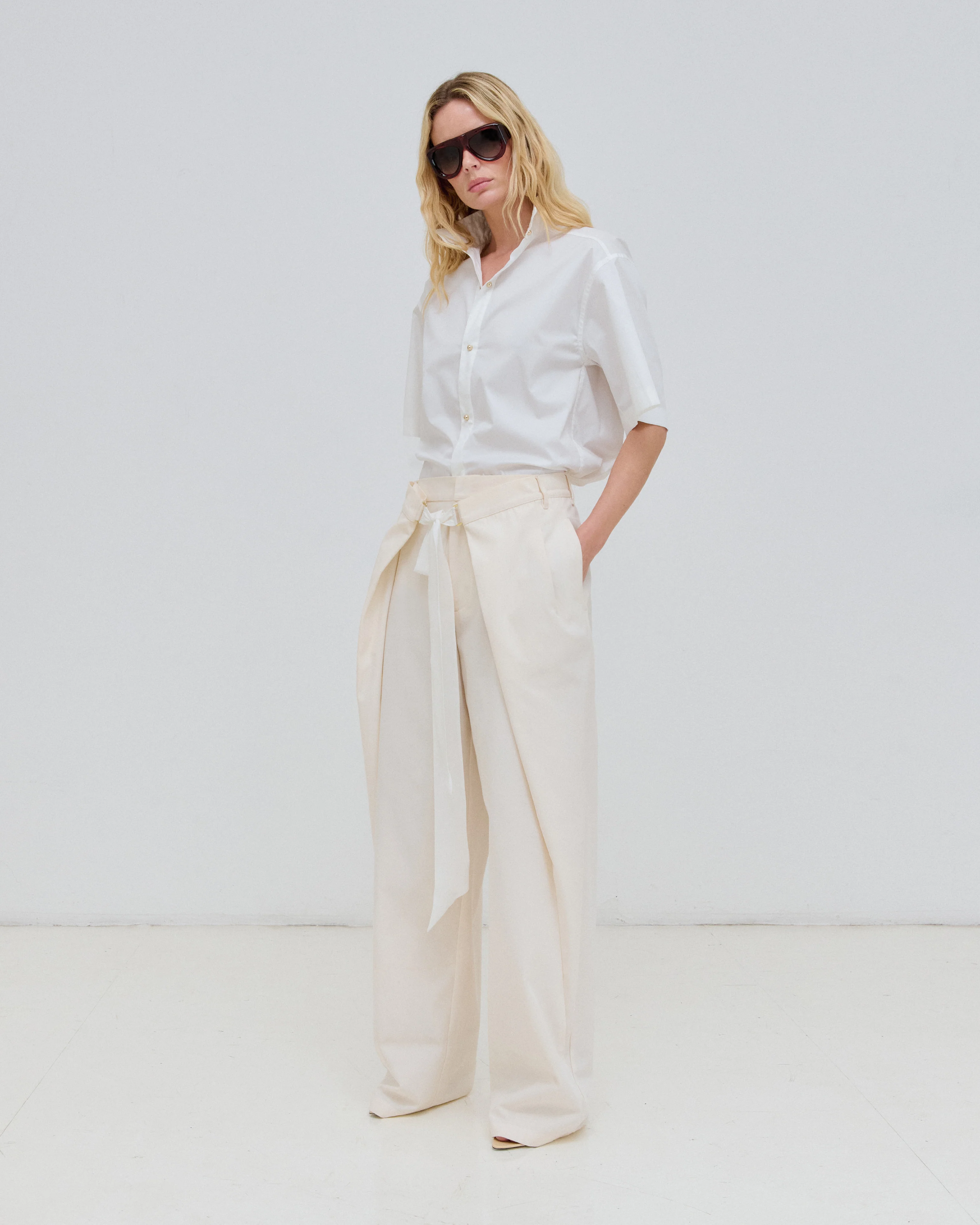 STELLA - TIE-FRONT PANTS