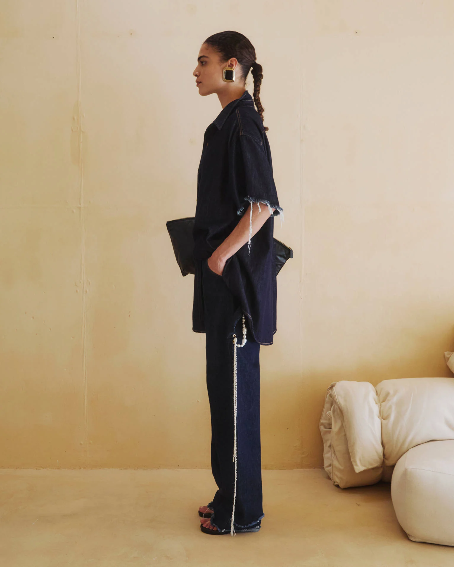 TINA - TENCEL SHORT SLEEVED SHIRT - Image 2