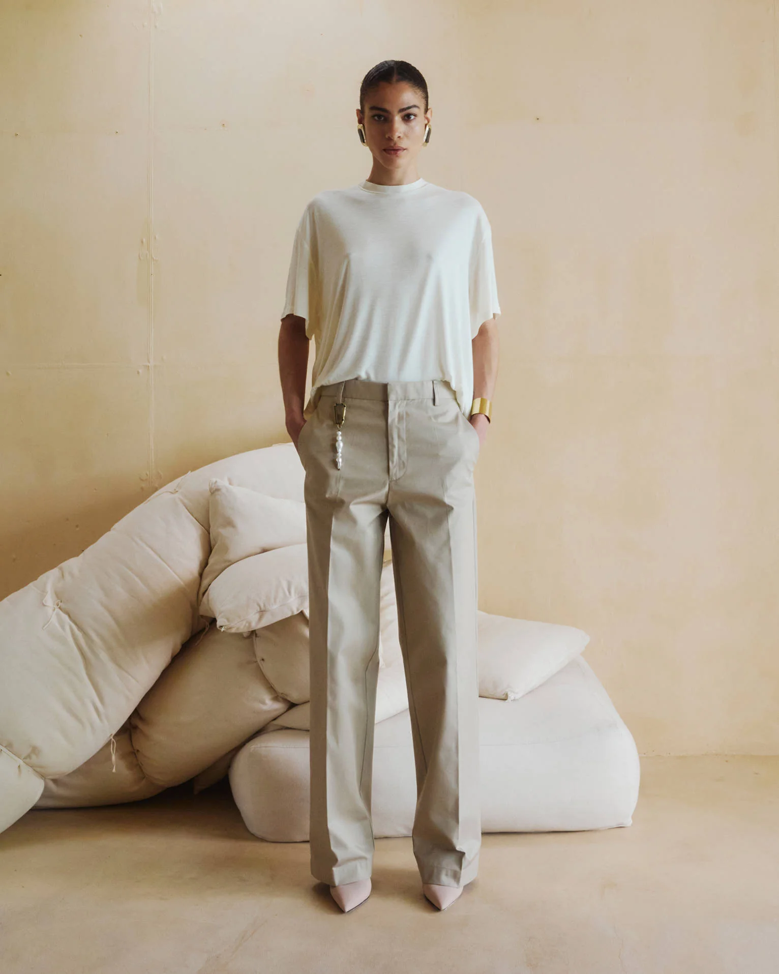 TOMI - STRAIGHT-LEG TROUSERS