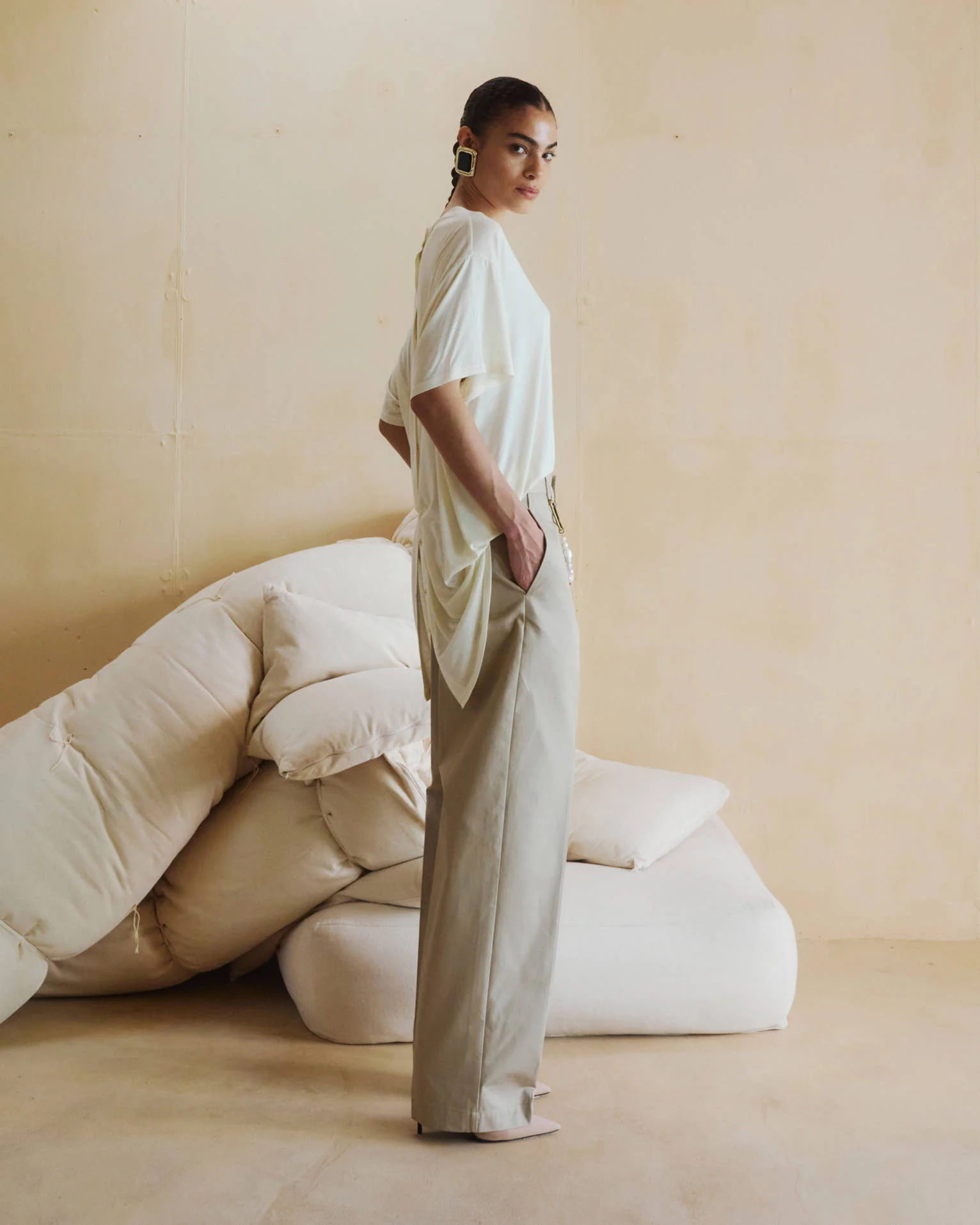 TOMI - STRAIGHT-LEG TROUSERS - Image 2