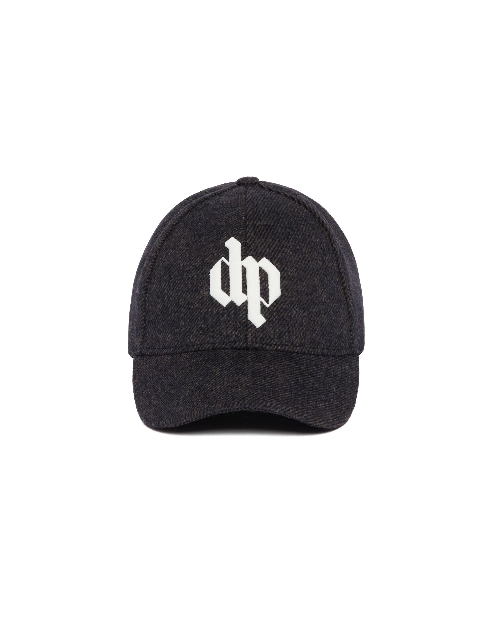 WOOL LOGO-EMBROIDERED BASEBALL CAP